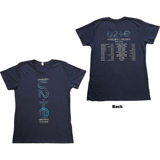 Cover for U2 · U2 Ladies T-Shirt: I+E 2018 Tour Dates (Ex-Tour &amp; Back Print) (T-shirt) [size S]