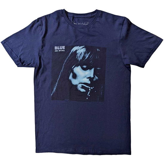 Joni Mitchell Unisex T-Shirt: Blue - Joni Mitchell - Merchandise -  - 5056737285093 - September 19, 2024