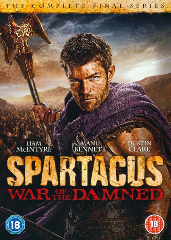 Cover for Spartacus War of the Damned · Spartacus - War of the Damned (DVD) (2013)