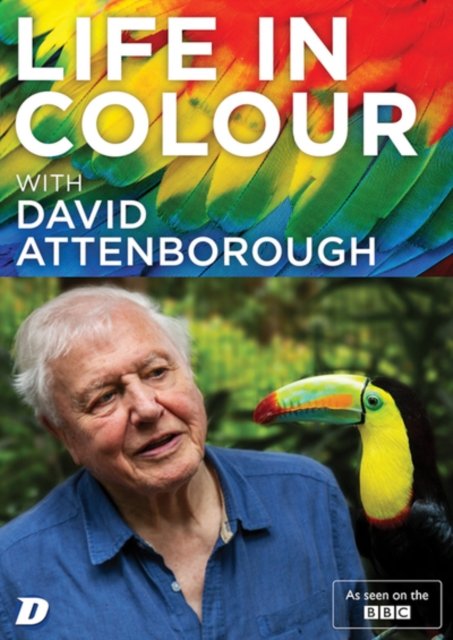 Cover for Life in Colour  D Attenborough DVD · Life in Colour with David Attenborough (DVD) (2021)