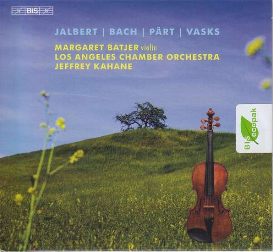 Cover for Batjer / Los Angeles Co / Kahane · Pierre Jalbert: Violin Concerto / J.S. Bach: Violin Concerto In A Minor. Bwv 1041 / Arvo Part: Fratres / Peteris Vasks: Lonely Angel (CD) (2019)