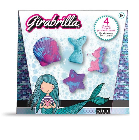 Girabrilla: Mermaid · Frizzabombe 4 Pz (MERCH)