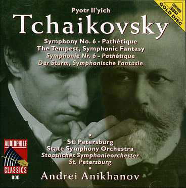 Cover for Tchaikovsky · Tchaikovsky-symphony N.6-the Tempest (CD) (2020)