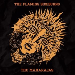 Cover for The Flaming Sideburns &amp; The Maharajas · Split (LP) (2021)