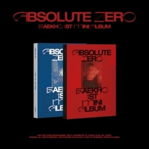 Absolute Zero - Baekho - Música - PLEDIS ENTERTAINMENT - 8809903920093 - 21 de outubro de 2022