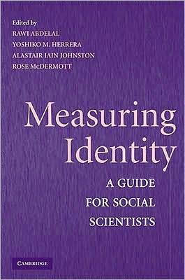 Cover for Rawi Abdelal · Measuring Identity: A Guide for Social Scientists (Paperback Book) (2009)