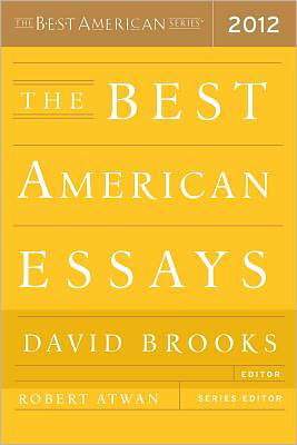 Cover for Robert Atwan · The Best American Essays (Paperback Bog) (2012)