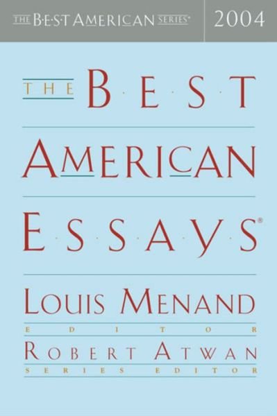 Cover for Louis Menand · The Best American Essays (Paperback Bog) (2004)