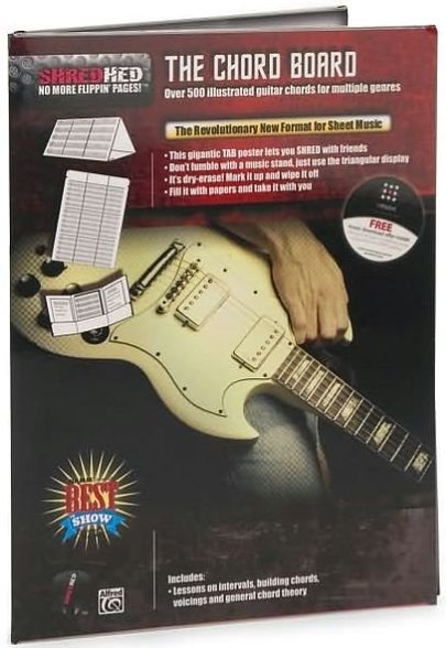 Cover for Alfred Publishing · Shredhed: the Chord Board - over 500 Illustrated Guitar Chords for Multiple Genres (Poster / Folder / Triangular Display) (Paperback Book) [Pck edition] (2008)