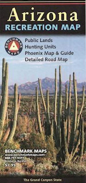 Cover for Benchmark Maps · Arizona Recreation Map (Landkarten) [1st edition] (2017)
