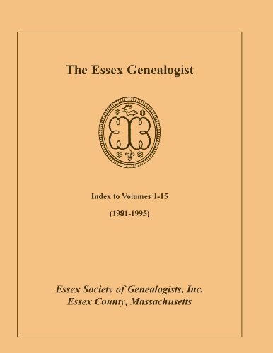 Cover for Inc Essex Society of Genealogists · The Essex Genealogist, Index to Volumes 1-15 (1981-1995) (Paperback Bog) (2013)