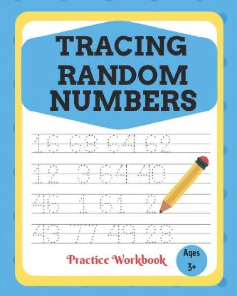 Cover for Elva Milina · Tracing Random Numbers Practice Workbook (Paperback Book) (2019)