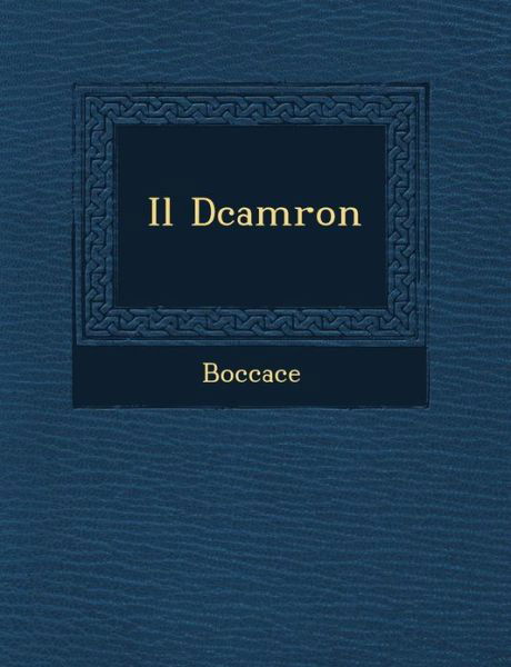 Cover for Boccace · Il D Cam Ron (Paperback Book) (2012)