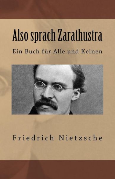 Cover for Friedrich Nietzsche · Also sprach Zarathustra (Paperback Book) (2017)