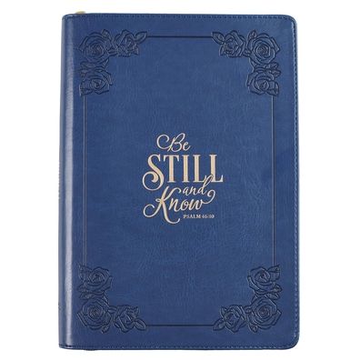 Cover for Christian Art Gift · Journal Classic Zippered Luxleather Be Still - Psa 46:10 (Hardcover Book) (2019)