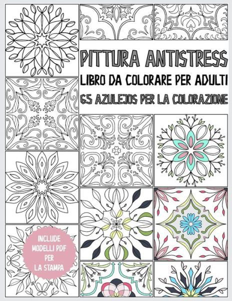 Cover for Cmr Creativity Publications · Libro da colorare Azulejo per adulti (Pocketbok) (2020)