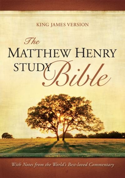 Cover for Matthew Henry · Matthew Henry Study Bible Black Bonded (Bog) (2020)
