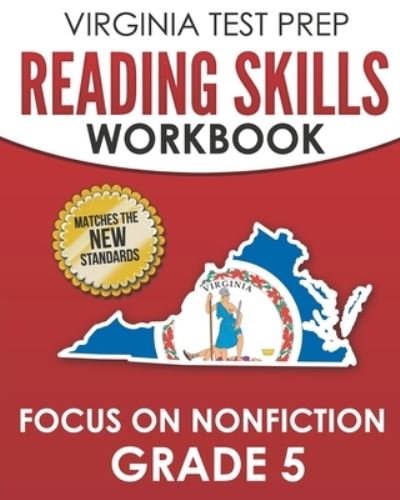 Cover for V Hawas · VIRGINIA TEST PREP Reading Skills Workbook Focus on Nonfiction Grade 5 (Paperback Book) (2019)