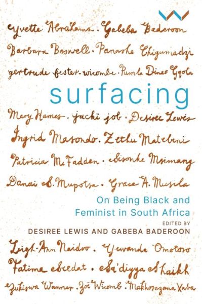 Cover for Desiree Lewis · Surfacing: On being black and feminist in South Africa (Paperback Book) (2021)