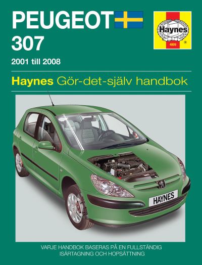 Cover for Martynn Randall · Peugeot 307 (01 - 07) (Hardcover Book) (2010)