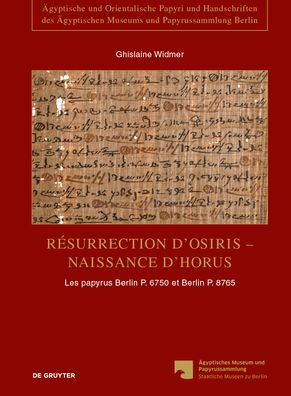 Cover for Widmer · Résurrection d'Osiris - Naissanc (Book) (2016)