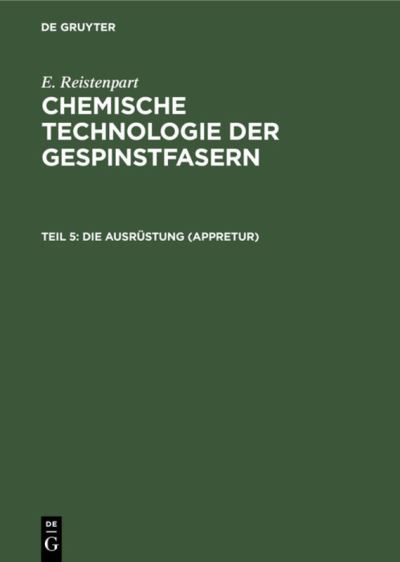Cover for E. Ristenpart · Die Ausrstung (N/A) (1932)