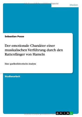 Cover for Posse · Der emotionale Charakter einer mu (Book) [German edition] (2013)