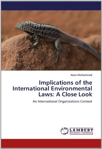 Cover for Noor Mohammad · Implications of the International Environmental Laws: a Close Look: an International Organizations Context (Paperback Bog) (2012)