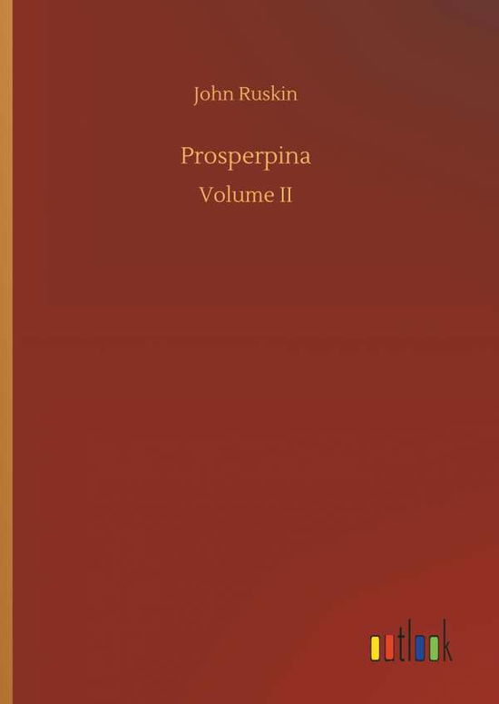 Cover for Ruskin · Prosperpina (Book) (2018)