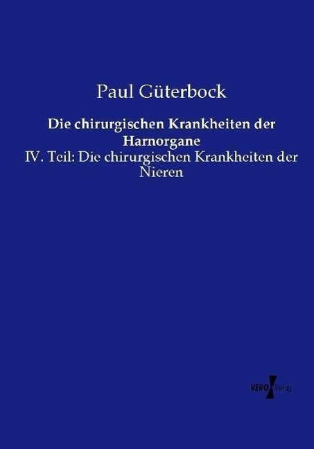 Cover for Güterbock · Die chirurgischen Krankheiten (Bog)