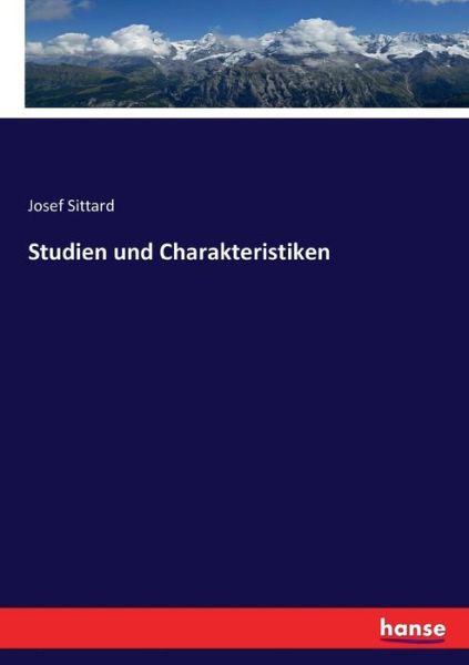 Cover for Sittard · Studien und Charakteristiken (Book) (2017)