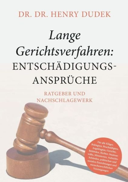 Cover for Dudek · Lange Gerichtsverfahren - Entschä (Book) (2020)