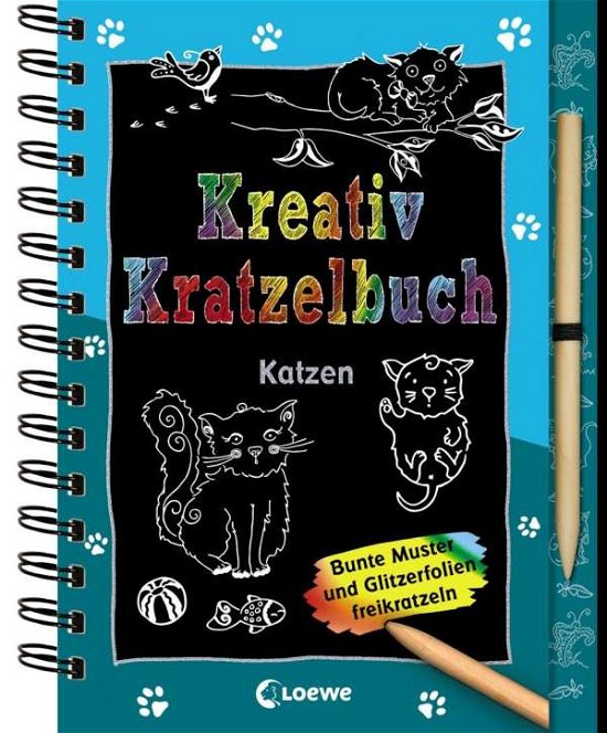 Cover for Kreativ-Kratzelbuch · Katzen (Bog)
