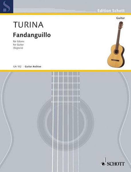 Cover for Joaqu N Turina · Fandanguillo Op 36 (Paperback Bog) (1979)