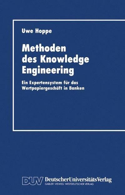 Cover for Uwe Hoppe · Methoden Des Knowledge Engineering (Paperback Book) [1992 edition] (1992)
