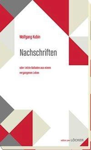 Cover for Kubin · Nachschriften (Bog)