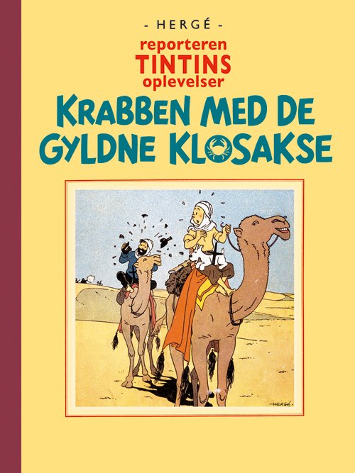 Cover for Hergé · Reporteren Tintins oplevelser: Krabben med de gyldne klosakse (Bound Book) [5. Painos] (2018)