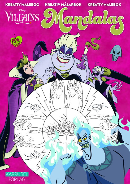 Cover for Disney Villans - Mandalas (Paperback Book) (2023)