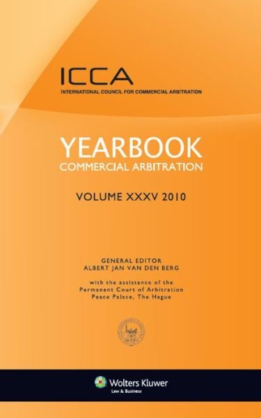 Cover for Albert Jan Van den Berg · Yearbook Commercial Arbitration Volume XXXV - 2010 (Gebundenes Buch) (2010)