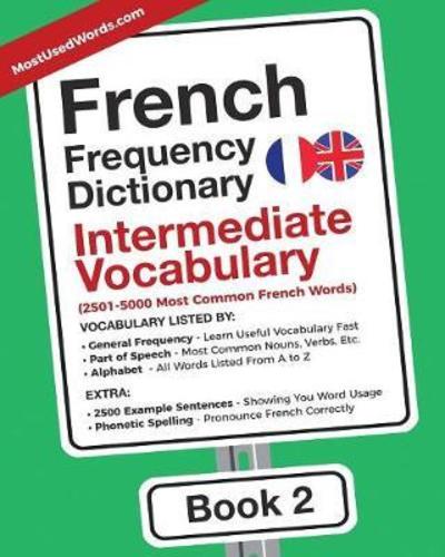 Cover for Mostusedwords · French Frequency Dictionary - Intermediate Vocabulary (Paperback Book) (2018)