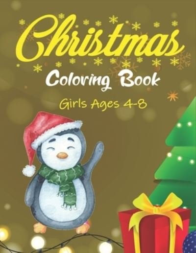 Cover for Mahleen Press · Christmas Coloring Book Girls Ages 4-8 (Paperback Bog) (2020)