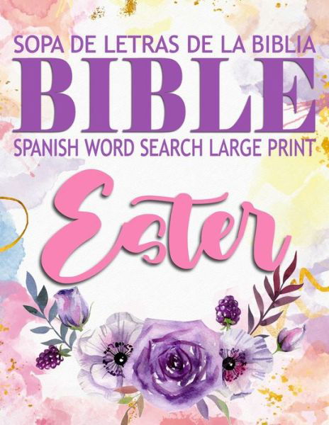 Cover for Meditate On God's Word · Spanish Bible Word Search Large Print (Sopa de letras de la Biblia) Ester: Book of Esther (Pocketbok) (2020)