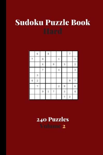 Cover for Eas Smart Publishing · Sudoku Puzzle Book Hard 240 Puzzles Volume 2 (Paperback Book) (2020)