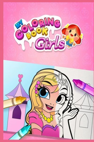 Cover for David King · My Coloring Book Girls (Paperback Book) (2020)