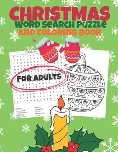 Christmas Word Search Puzzle and Coloring Book - Colorful World - Bøger - Independently Published - 9798673786093 - 9. august 2020