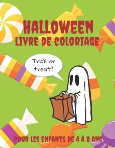 Cover for Paper Books · Halloween Livre de Coloriage Pour les Enfants de 4 a 8 ans (Taschenbuch) (2020)