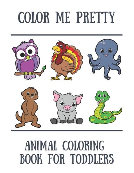 Cover for Frankie Adams · Animal Coloring Book for Toddlers (Paperback Book) (2021)