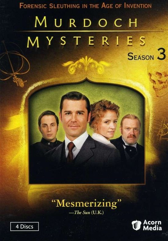 Cover for Murdoch Mysteries Season 3 (DVD) (2012)
