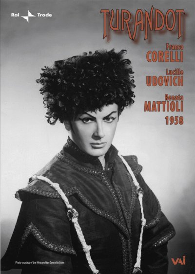 Turandot - Puccini / Corelli / Udovich / Mattioli / Previtali - Film - VAI - 0089948430094 - 9 november 2004