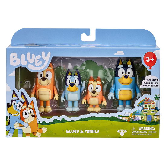 BLUEY Figuren 4er pack - Familie - Unspecified - Gadżety - Moose - 0630996130094 - 